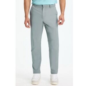 Fabletics The Only Pants Mens Size‎ Small Chino Shadow Gray Stretch Pockets